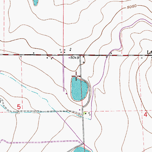 Topographic Map of Ide and Starbird Number 2 Dam, CO