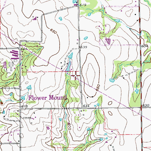 Topographic Map of McKamy Middle School, TX