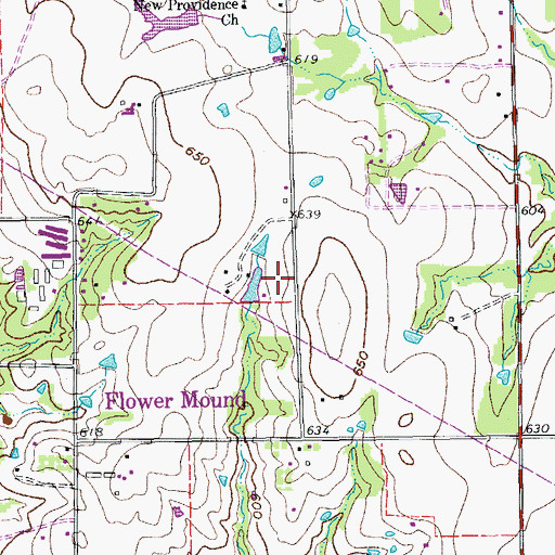Topographic Map of Old Settlers Elementary School, TX