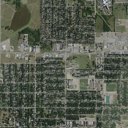 Aerial/Satellite Image of Rayzor Elementary School, TX
