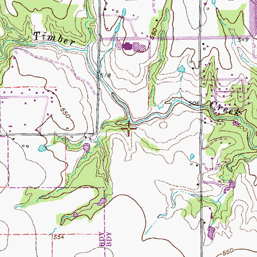 Topographic Map of Forest Vista Elementary School, TX