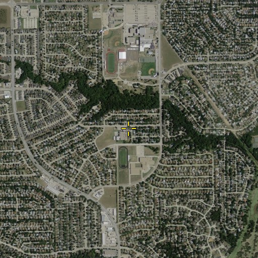 Aerial/Satellite Image of Zavala Elementary School, TX