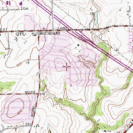 Topographic Map of Skyview Elementary School, TX