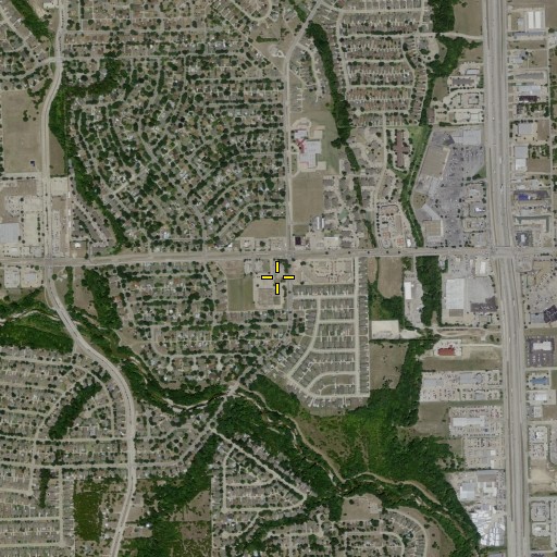 Aerial/Satellite Image of Meadows Intermediate School, TX