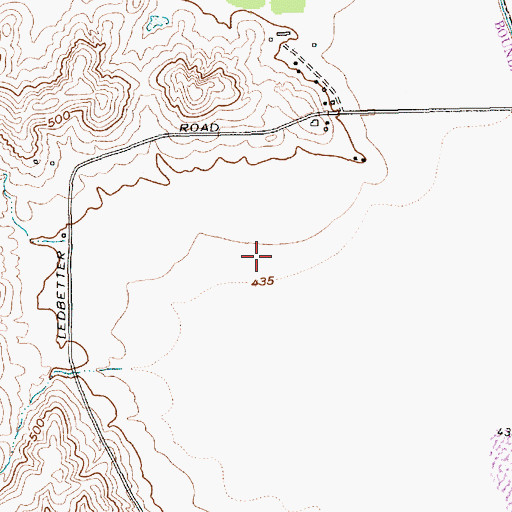 Topographic Map of Valley Ranch Elementary School, TX