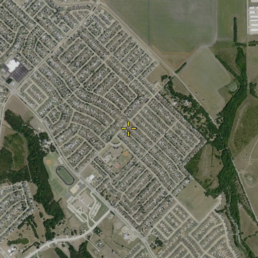 Aerial/Satellite Image of Thompson Elementary School, TX