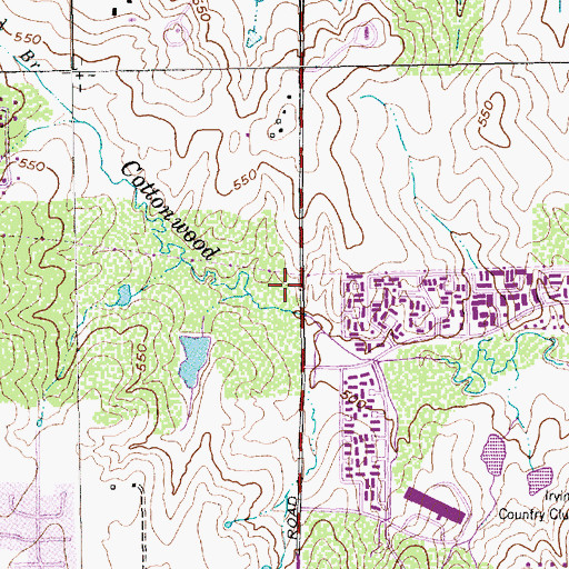 Topographic Map of Renaissance Charter High School, TX