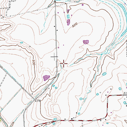 Topographic Map of Robert B Sewell Elementary School, TX