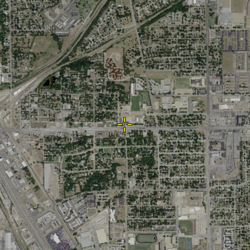 Aerial/Satellite Image of Perry Middle School, TX