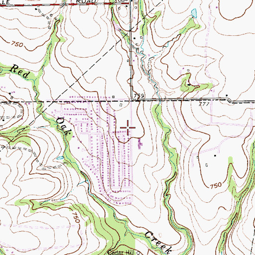 Topographic Map of Plummer Elementary School, TX