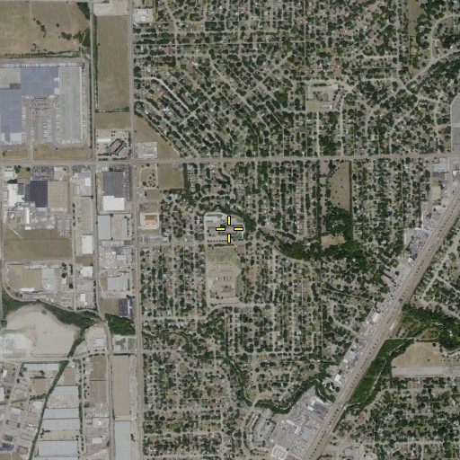 Aerial/Satellite Image of Park Crest Elementary School, TX