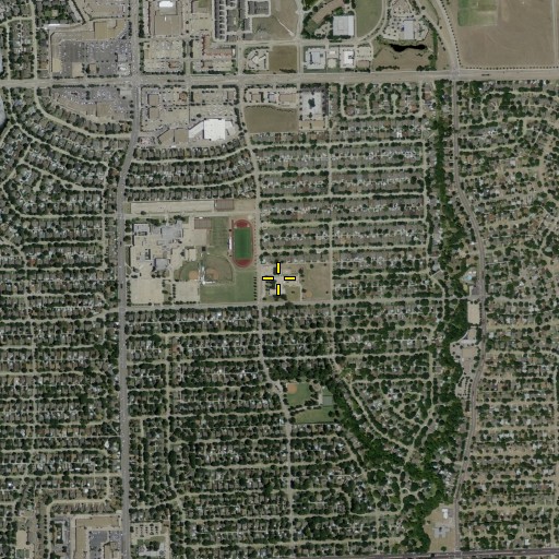 Aerial/Satellite Image of Mohawk Elementary School, TX