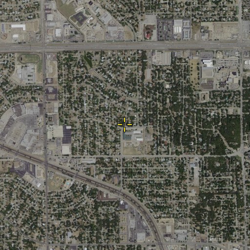 Aerial/Satellite Image of Liveley Elementary School, TX