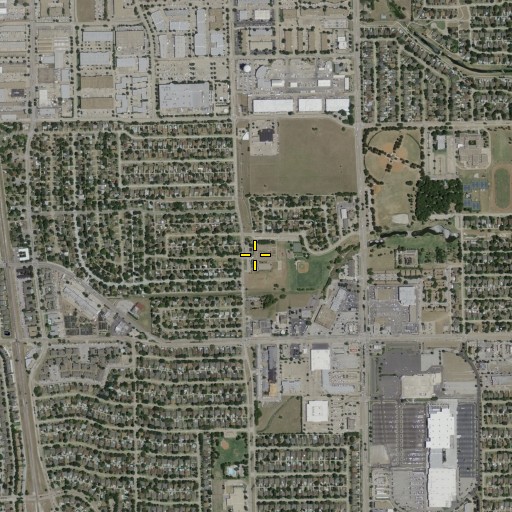 Aerial/Satellite Image of Mark Twain Elementary School, TX