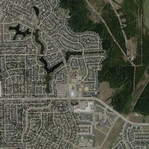 Aerial/Satellite Image of Lakeside Elementary School, TX