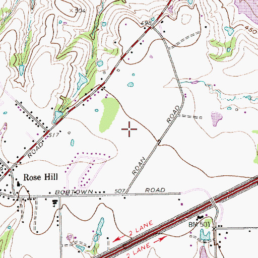 Topographic Map of Lakeview Centennial High School, TX