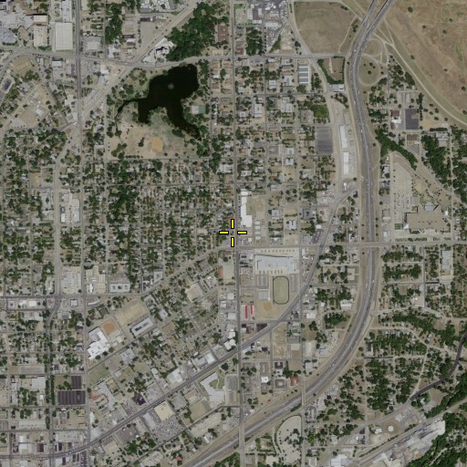 Aerial/Satellite Image of James Bowie Elementary School, TX