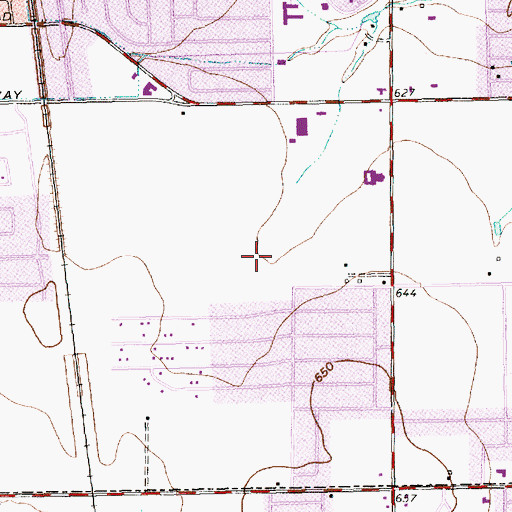 Topographic Map of Jess Harben Elementary School, TX