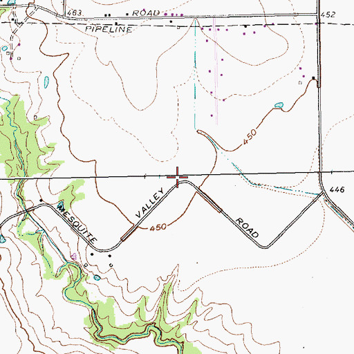 Topographic Map of Joey M Pirrung Elementary School, TX