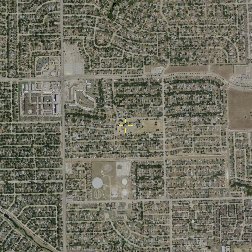 Aerial/Satellite Image of Hickman Elementary School, TX