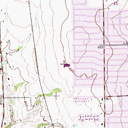 Topographic Map of Forest Ridge Elementary School, TX