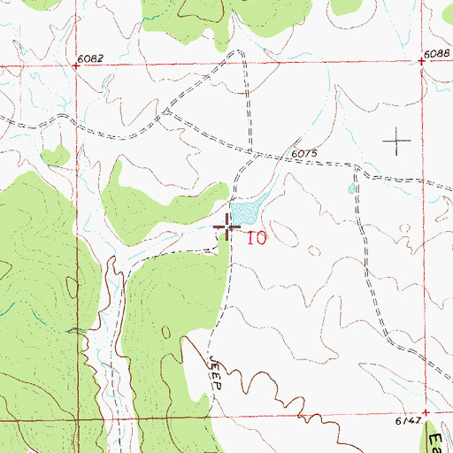 Topographic Map of Soap Retention Dam, CO