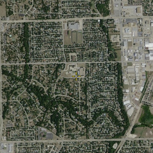 Aerial/Satellite Image of Daniel Intermediate School, TX
