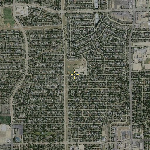 Aerial/Satellite Image of Bowie Elementary School, TX