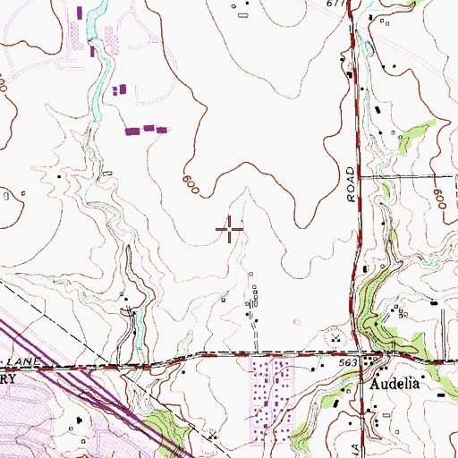 Topographic Map of Aikin Elementary School, TX