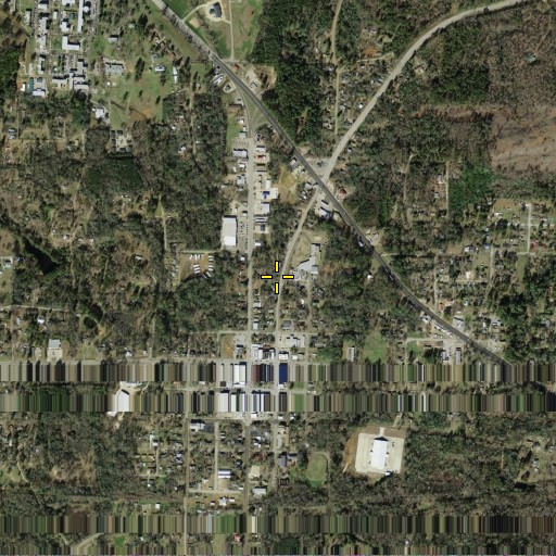 Aerial/Satellite Image of Rusk Elementary School, TX