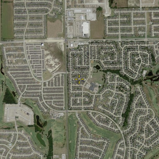 Aerial/Satellite Image of C T Eddins Elementary School, TX