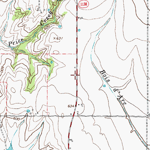 Topographic Map of Community High School, TX