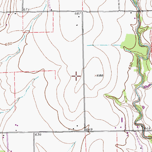 Topographic Map of Flossie Floyd Green Elementary School, TX