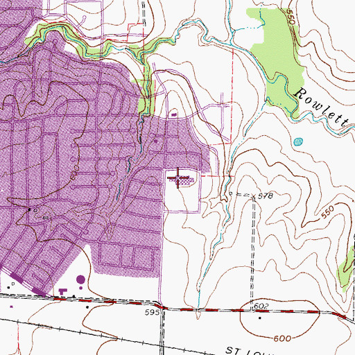 Topographic Map of Forman Elementary School, TX