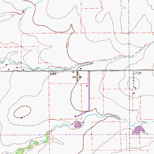 Topographic Map of Jasper High School, TX