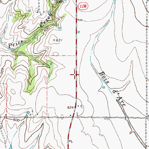 Topographic Map of McClendon Elementary School, TX