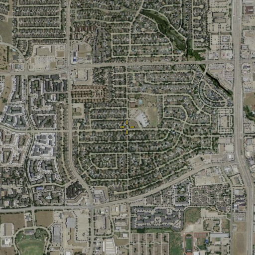 Aerial/Satellite Image of Mitchell Elementary School, TX