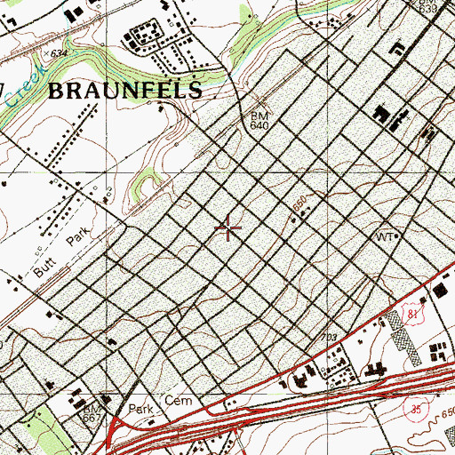 Topographic Map of Nancy Ney Charter School, TX