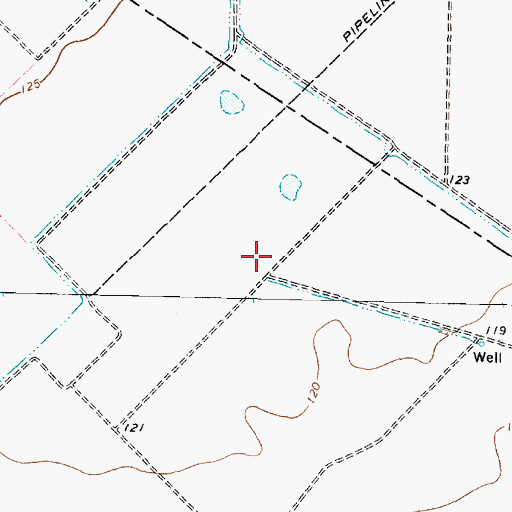 Topographic Map of Edna Mae Fielder Elementary School, TX