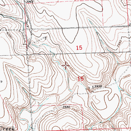 Topographic Map of Chester Wieser Erosion Control Dam Number 1, CO