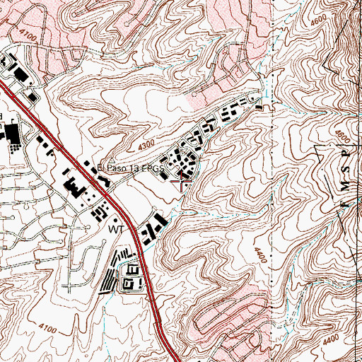 Topographic Map of Doctor J Leighton Green Elementary Scho, TX