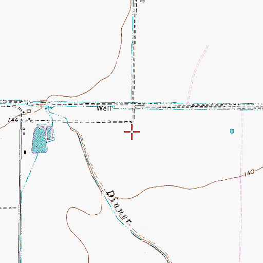 Topographic Map of Cypress Springs High School, TX