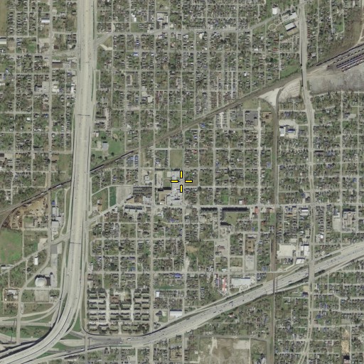 Aerial/Satellite Image of E O Smith Elementary School, TX