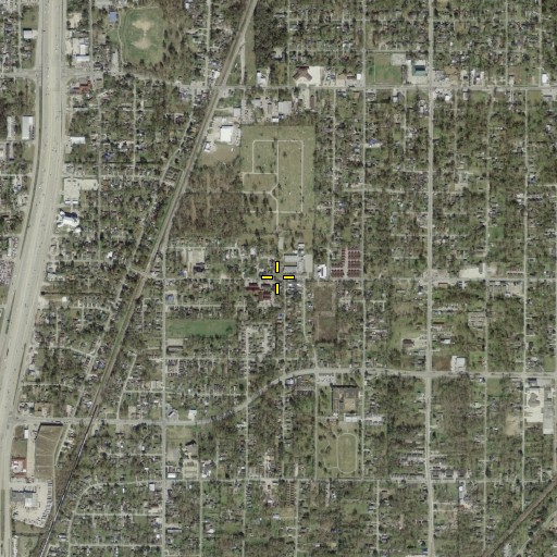 Aerial/Satellite Image of Easter Elementary School, TX