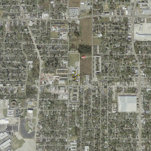 Aerial/Satellite Image of Burbank Middle School, TX