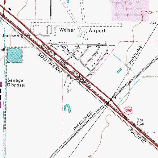 Topographic Map of Carlton Pre - Vocational Center, TX