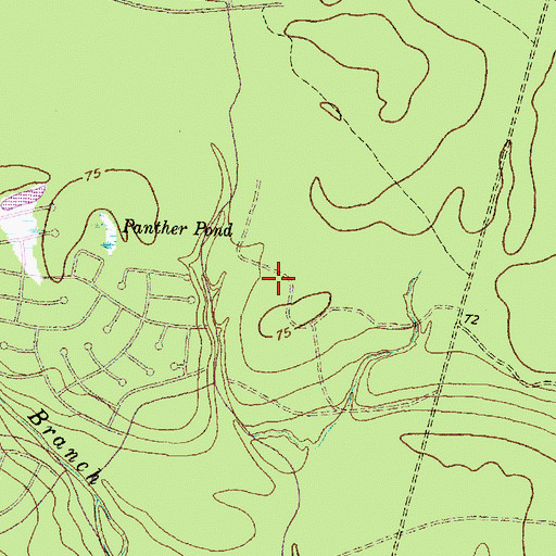 Topographic Map of Creekwood Middle School, TX