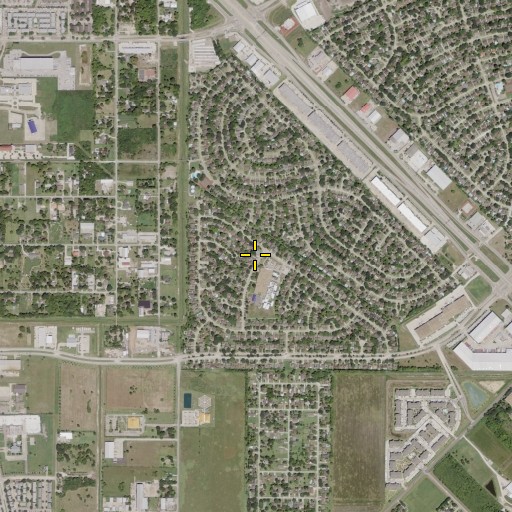Aerial/Satellite Image of Bell Elementary School, TX