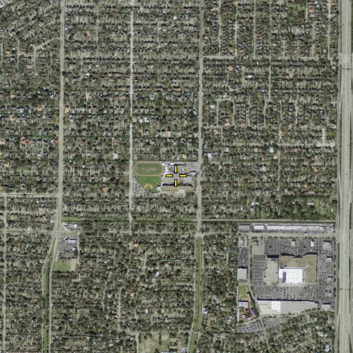 Aerial/Satellite Image of Bellaire High School, TX