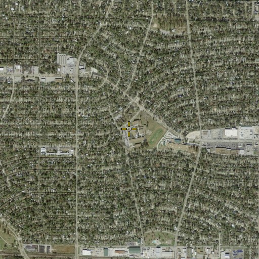 Aerial/Satellite Image of Black Middle School, TX